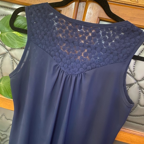 2/$10- S.O.Y. - Embroidered Detail High Low Top - Picture 7 of 7